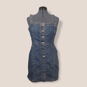 H&M Divided Denim Overall Dress